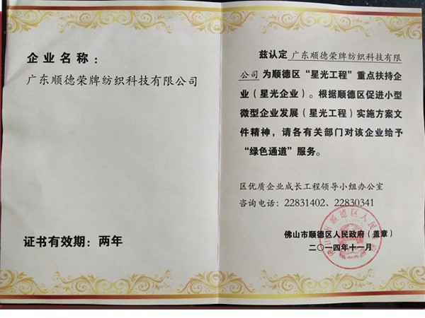 pa视讯荣获政府重点扶持企业